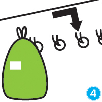 Hang de Luizentas terug aan de kapstok en de jas is beschermt tegen hoofdluis.